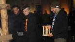 Betlejemskie Światło Pokoju przed Pałacem Branickich w Białymstoku, 23.12.2024, fot. Marcin Gliński