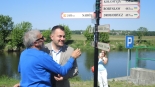 Nowi partnerzy Łomży odsłonili swoje tabliczki na bulwarach, 14.06.2025, fot. Adam Dąbrowski