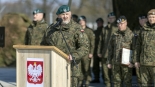 Uroczystości na terenie jednostki wojskowej w Wojewodzinie koło Grajewa, 28.0.2025, fot. Paweł Wądołowski