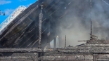 Pożar w miejscowości Górki Sypniewo, 9.05.2025, fot. Paweł Wądołowski