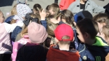 "Chrzciny" Łomżusia - nowej maskotki Łomży, 4.04.2025, fot. Adam Dąbrowski