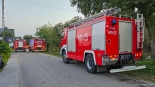 Pożar w miejscowości Gromadzyn-Wykno koło Kolna, fot. Paweł Wądołowski