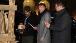 Betlejemskie Światło Pokoju przed Pałacem Branickich w Białymstoku, 23.12.2024, fot. Marcin Gliński