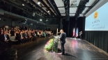 Uroczysta sesja z okazji 607. rocznicy uzyskania praw miejskich przez Łomże, 15.06.2025, fot. Paweł Wądołowski