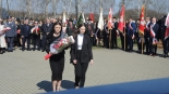 Mieszkańcy Zambrowa uczcili pamięć ofiar Katynia, 13.04.2025, fot. Adam Dąbrowski