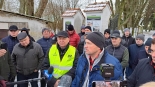 Protest pod siedzibą Narwiańskiego Parku Narodowego, 13.01.2025, fot. Marcin Gliński