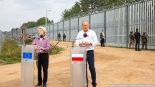 Ursula von der Leyen i Donald Tusk na granicy polsko-białoruskiej, 31.08.2025, fot. Joanna Szubzda