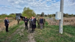 Szef MSWiA Tomasz Siemoniak w Bobrownikach, 19.04.2025, fot. Grzegorz Pilat