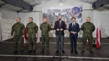 Władysław Kosiniak-Kamysz spotkał się z żołnierzami ze zgrupowania "Bezpieczne Podlasie", 16.12.2024, fot. Sylwia Krassowska