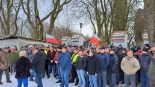 Protest pod siedzibą Narwiańskiego Parku Narodowego, 13.01.2025, fot. Marcin Gliński