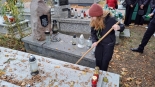 Harcerze odwiedzili groby zasłużonych druhów, 29.10.2024, fot. Marcin Gliński