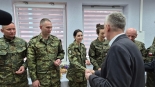 Szef MSWiA Tomasz Siemoniak w Bobrownikach, 19.04.2025, fot. Grzegorz Pilat