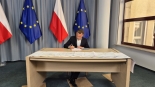 Podpisanie decyzji lokalizacyjnej dla budowy trasy Rail Baltica Białystok-Ełk, 31.07.2025, fot. Grzegorz Pilat