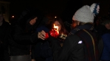 Betlejemskie Światło Pokoju przed Pałacem Branickich w Białymstoku, 23.12.2024, fot. Marcin Gliński
