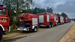 Strażacy ćwiczą na terenie Biebrzańskiego Parku Narodowego, źródło: KW PSP Białystok
