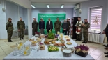 Szef MSWiA Tomasz Siemoniak w Bobrownikach, 19.04.2025, fot. Grzegorz Pilat