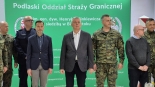 Szef MSWiA Tomasz Siemoniak w Bobrownikach, 19.04.2025, fot. Grzegorz Pilat
