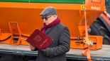 Nowe maszyny grajewskiego Zarządu Dróg Powiatowych, 14.02.2025, fot. Paweł Wądołowski