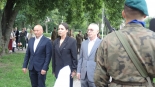 Upamiętnienie rocznicy wybuchu Powstania Warszawskiego w Łomży, 1.08.2025, fot. Adam Dąbrowski
