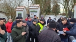 Protest pod siedzibą Narwiańskiego Parku Narodowego, 13.01.2025, fot. Marcin Gliński