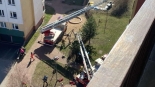 Pożar przy ul. Rzemieślniczej