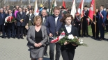 Mieszkańcy Zambrowa uczcili pamięć ofiar Katynia, 13.04.2025, fot. Adam Dąbrowski