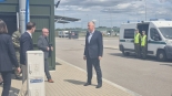 Wizyta ministra Tomasza Siemoniaka na polsko-litewskiej granicy, 5.07.2025, fot. Areta Topornicka