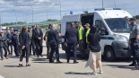 Wizyta ministra Tomasza Siemoniaka na polsko-litewskiej granicy, 5.07.2025, fot. Areta Topornicka