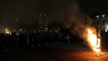 Betlejemskie Światło Pokoju przed Pałacem Branickich w Białymstoku, 23.12.2024, fot. Marcin Gliński