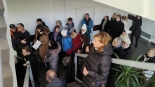 Protest przeciwko planom budowy wieżowca, 21.02.2025, fot. Barbara Sokolińska