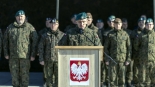 Uroczystości na terenie jednostki wojskowej w Wojewodzinie koło Grajewa, 28.0.2025, fot. Paweł Wądołowski