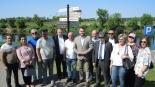 Nowi partnerzy Łomży odsłonili swoje tabliczki na bulwarach, 14.06.2025, fot. Adam Dąbrowski