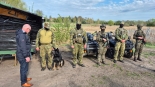 Szef MSWiA Tomasz Siemoniak w Bobrownikach, 19.04.2025, fot. Grzegorz Pilat