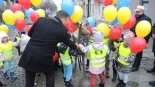 Rzeźba młodego jelenia w Łomży, 21.12.2024, fot. Adam Dąbrowski