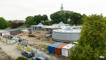 Modernizacja i przebudowa tzw. Spodków w Białymstoku, 26.05.2025, fot. Kamil Timoszuk/UMWP