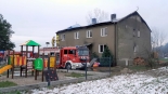Pożar w miejscowości Wanacja w gminie Turośl, 24.11.2024, fot. dzięki uprzejmości Słuchacza