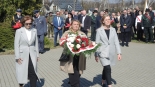 Mieszkańcy Zambrowa uczcili pamięć ofiar Katynia, 13.04.2025, fot. Adam Dąbrowski