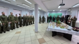 Szef MSWiA Tomasz Siemoniak w Bobrownikach, 19.04.2025, fot. Grzegorz Pilat
