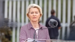 Ursula von der Leyen i Donald Tusk na granicy polsko-białoruskiej, 31.08.2025, fot. Joanna Szubzda