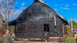 Pożar w miejscowości Górki Sypniewo, 9.05.2025, fot. Paweł Wądołowski