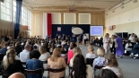 Najlepsi olimpijczycy otrzymali nagrody od podlaskiej kurator oświaty, 24.04.2025, fot. Gabriela Lasota
