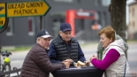 Mieszkańcy Piątnicy świętują otwarcie obwodnicy Łomży, 1.10.2024, fot. Paweł Wądołowski
