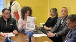 Spotkanie przedstawicieli kupców z bazaru przy ul. Kawaleryjskiej w Białymstoku z zastępcą prezydenta miasta Markiem Masalskim, 16.01.2025, fot. Gabriela Lasota