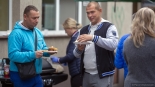 Mieszkańcy Piątnicy świętują otwarcie obwodnicy Łomży, 1.10.2024, fot. Paweł Wądołowski