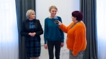 Przekazanie świątecznych paczek od Polskiego Radia Białystok podopiecznym DPS-u przy ul. Świerkowej w Białymstoku, 16.12.2024, fot. Barbara Sokolińska