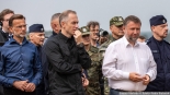 Ursula von der Leyen i Donald Tusk na granicy polsko-białoruskiej, 31.08.2025, fot. Joanna Szubzda