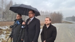 Konferencja prasowa dot. budowy trasy S8 z Białegostoku do Augustowa, 7.01.2025, fot. Marcin Gliński