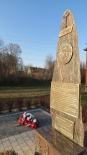 Pomnik pacyfikacji wsi Jaworówka, 1.12.2024, fot. Agnieszka Czarkowska