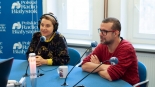 Miłka Malzahn i Marek Kubik po premierze świątecznej piosenki "Ballada - List do Świętego Mikołaja", 6.12.2024, fot. Barbara Sokolińska