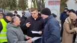 Protest pod siedzibą Narwiańskiego Parku Narodowego, 13.01.2025, fot. Marcin Gliński